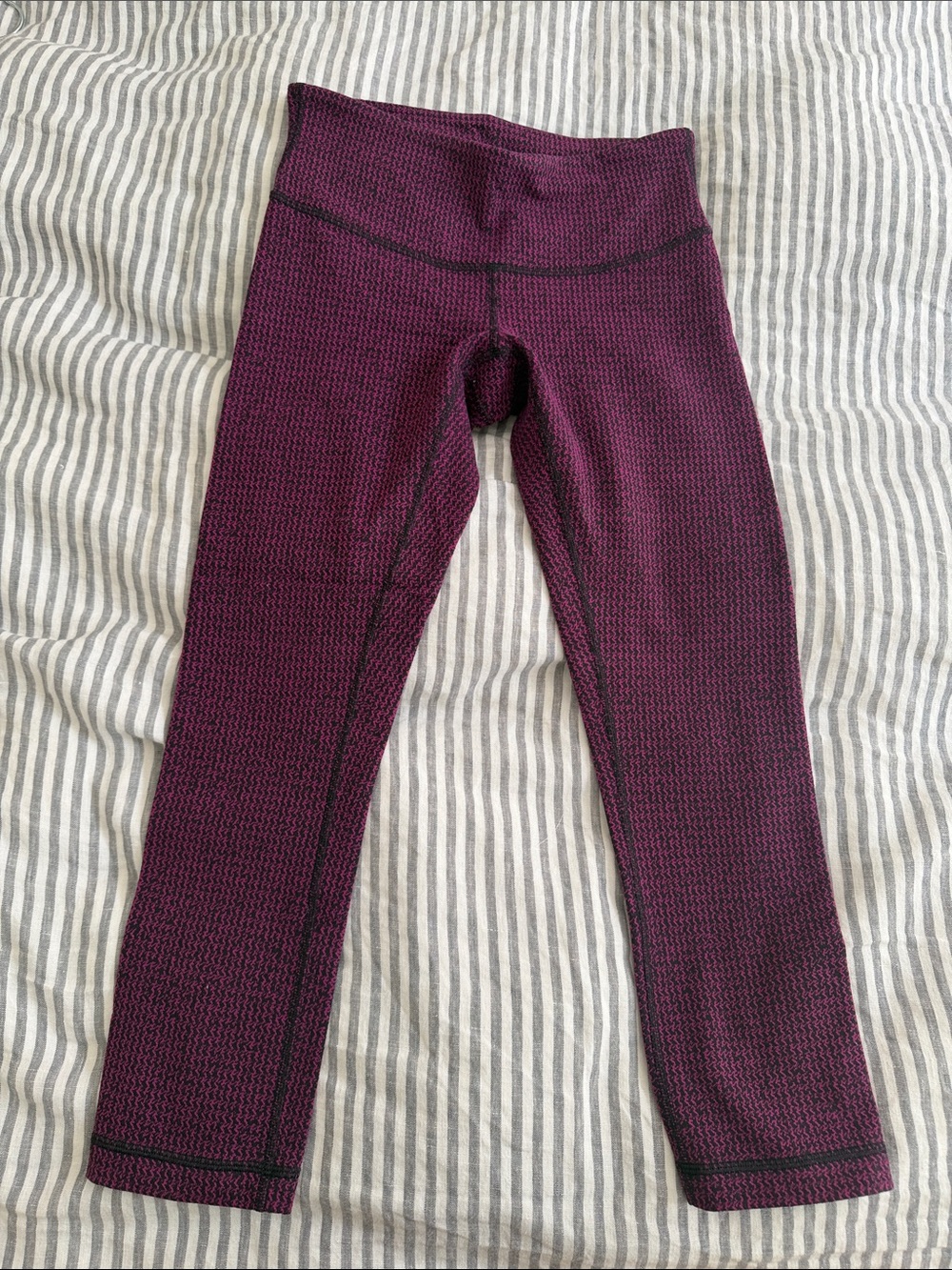 lululemon athletica High-Waist Knit Leggings in Deep Berry